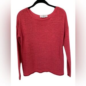 🧡 EUC WORKSHOP REPUBLIC CLOTHING Loose Knit Sweater in Deep Coral | Size Small